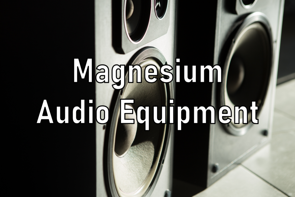 magnesium audio equipment by photo etching