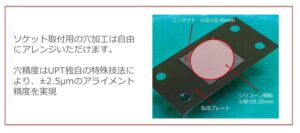 5G 半導体テストソケット　ラバーシート　